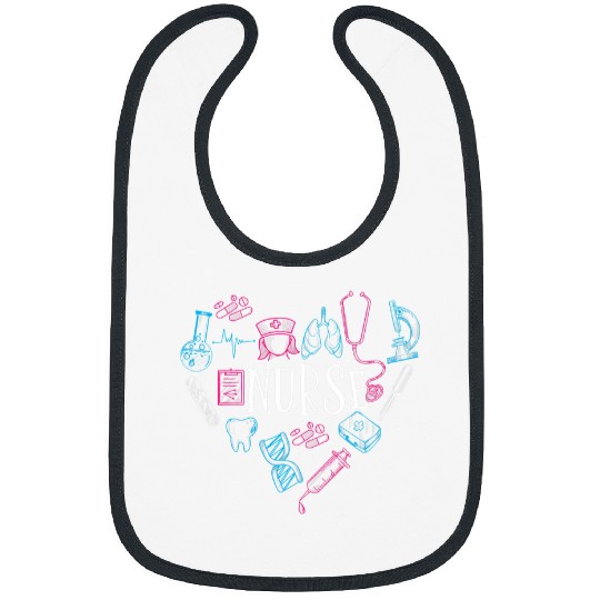 nurses Love Nursing Student RN Life 1 Bibs