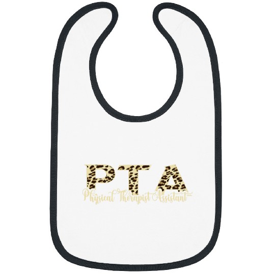 Physical Therapist Assistant Leopard PT Physical Therapy PTA Bibs