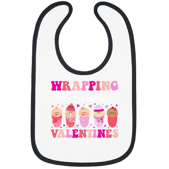 Groovy Wrapping The Sweetest Valentines Mother Baby nurses 1 Bibs