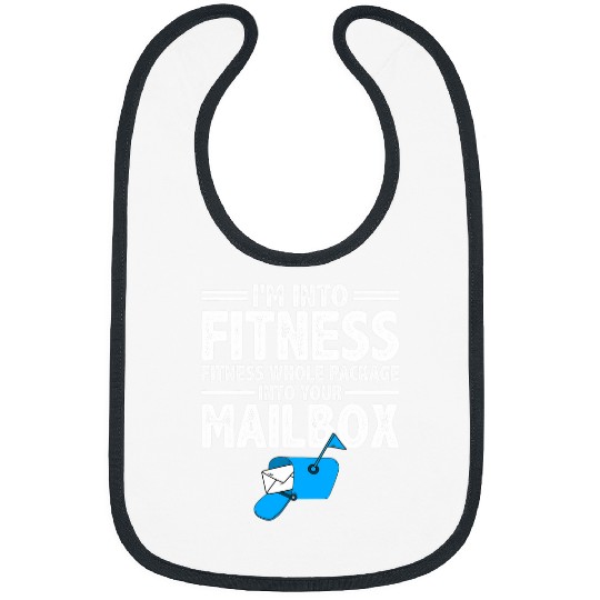Im Into Fitness Whole Package Postal Worker Mailman Novelty 5 Bibs