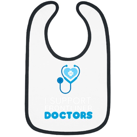 Support Frontliner Doctor nurses Health Worker Stethoscope Bibs