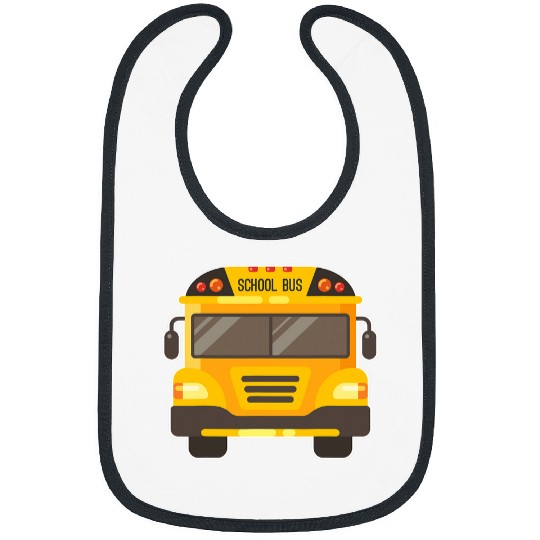 Pretend Im a School Bus Lazy Halloween Costume Student Kids 1 Bibs