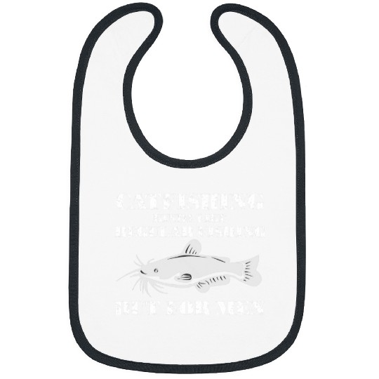 Catfishing is For Men Funny Fishing Bibs