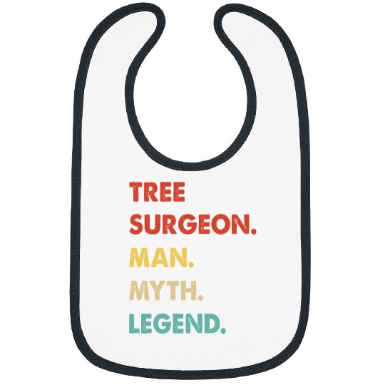 Mens Tree Surgeon Man Myth Legend Bibs