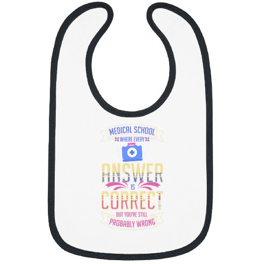 medicals School Doctor Student Med Education Graduate 5 Bibs