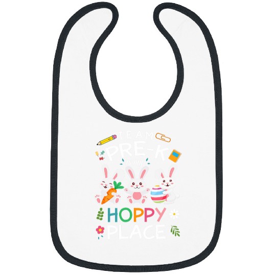 Happy Easter Teacher Student Team Prek Is My Hoppy Place Bibs