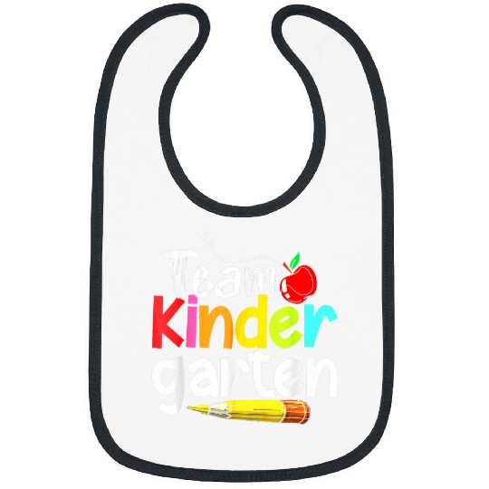 Happy Back To School Team Kindergarten Teacher Student Kids Bibs