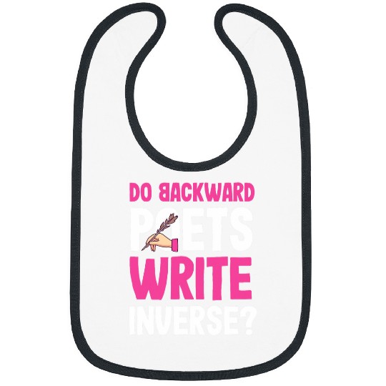 Literature and Poetry Design for Women and Girls Bibs