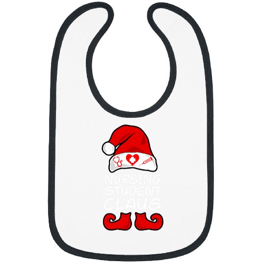 Nursing Student Claus Funny nurses Christmas Bibs