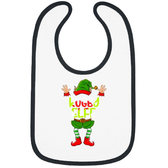 Funny Rugby Elves Christmas Elves Christmas xmass xmass Bibs