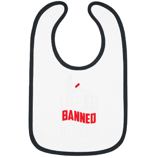 I Read Banned Books Bookworm Book Reading Literature Bibs