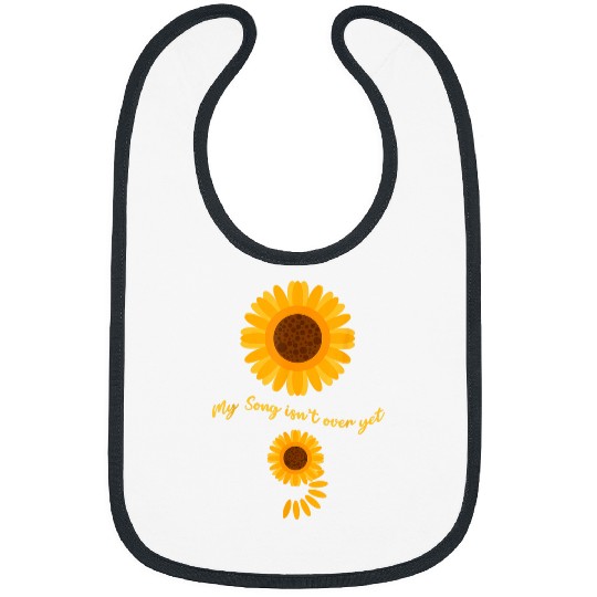 Mental Health Semicolon Sunflower suicides Prevention Depress Bibs