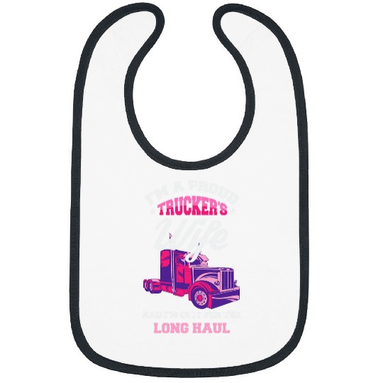 Proud Truckers Wife Trucker 1 Bibs