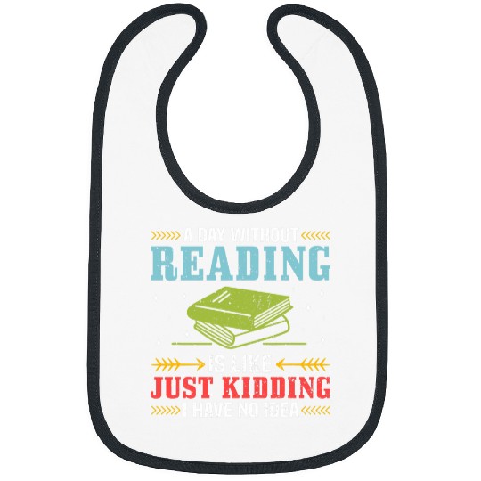 Book Lover Apparel for Bookworms Reading Librarian 2 Bibs