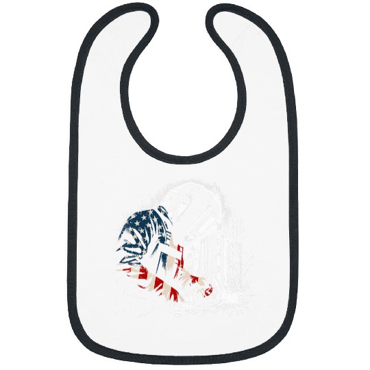 Welder American Flag USA Patriotic Welder Welding Bibs