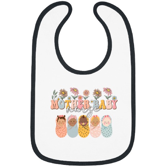Wildflower Mother Baby nurses Mother Baby Crew Bibs