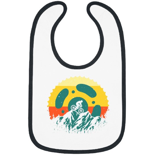 Mens vintages Funny Mountain Bike Lover Ride Biker Life Bibs