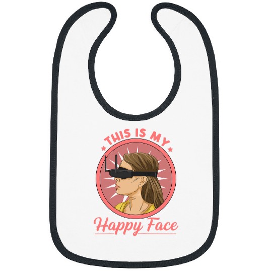 Womens Drone Flying Quote for a Drone Hobby Pilot Woman Bibs