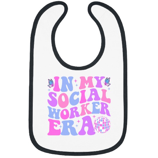 In My Social Worker Era Groovy Social Worker Graduation Bibs