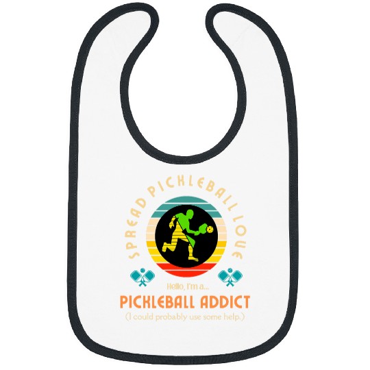 Love Pickleball Pickleball Addict Spread Pickleball Love Bibs