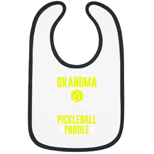 Funny Pickleball Grandma Graphic for Women Pickleball Player Bibs