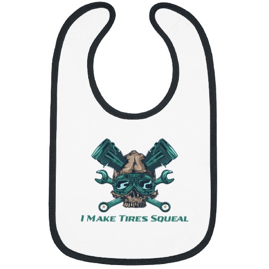 I Make Tires Squeal Mechanic Dad Jokes Car Repair Punchline 1 Bibs