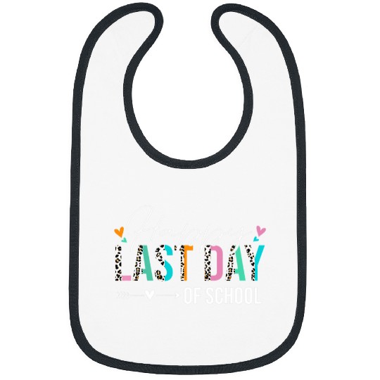 happy last day of school kids teacher student graduation 2 Bibs