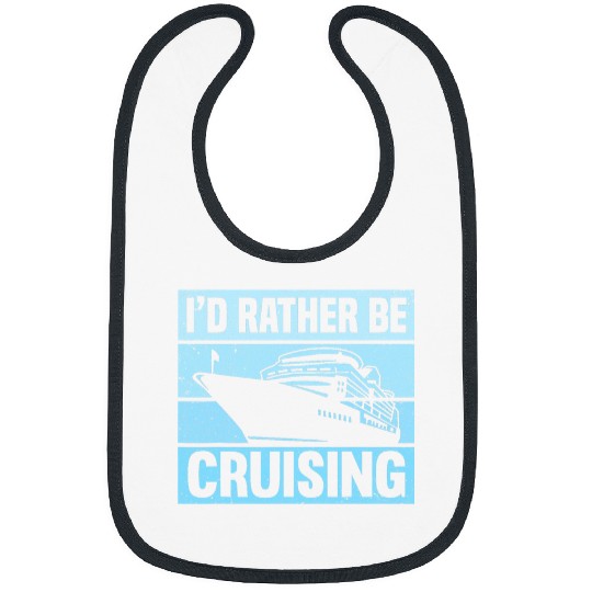 Cruising Ship Cruise Vacation Travel Boat 6 Bibs
