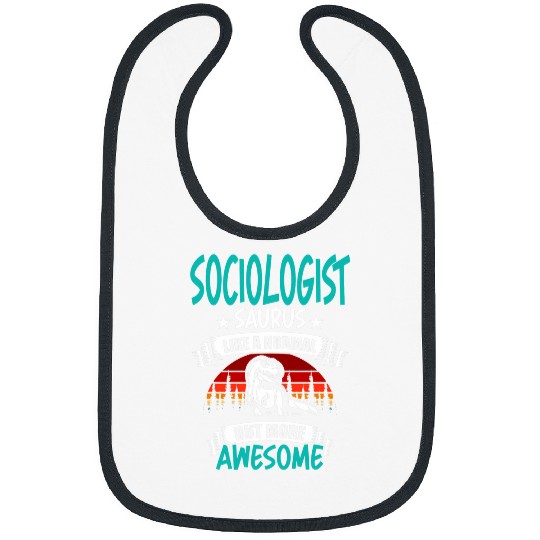 Sociologist Saurus Like Normal T Rexs Dinosaur Bibs