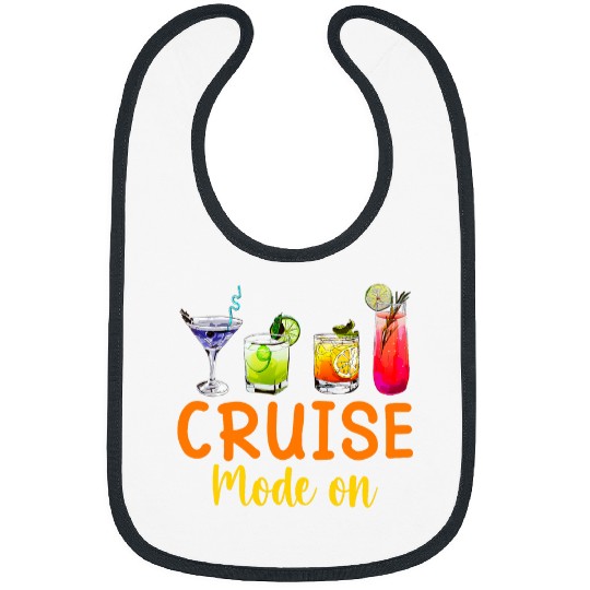 Cruise Ship Cruise Mode On Funny 1 Bibs