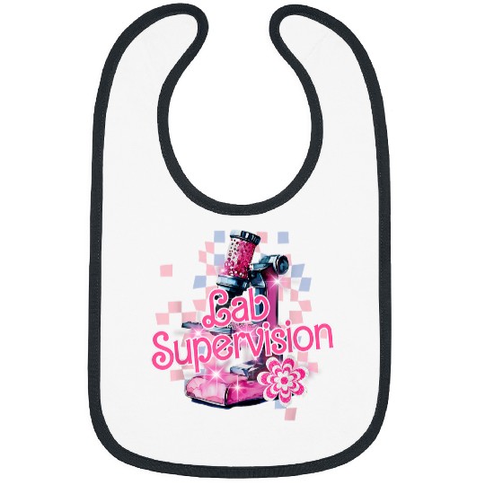 Women Pink Microscope Lab Week 2024 Lab Supervisor Lab Tech Bibs