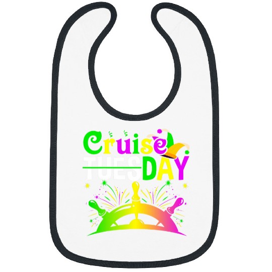 Cruiseday Mardi Gras Celebrations Parade Boat Fat Tuesday 9 Bibs