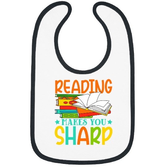 Book Lover Inspirational Quote Bookworm Pun Book Reading Bibs