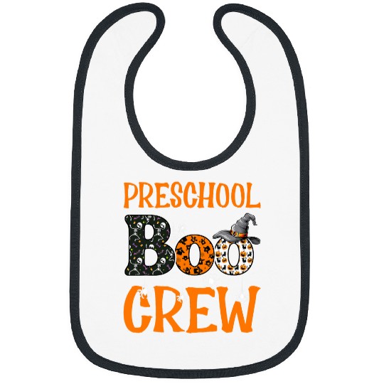 Halloween Preschool Boo Crew PreK Preschool Teacher Student Bibs