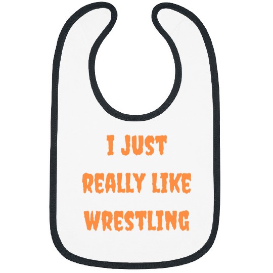 Wrestling and Sports Halloween Spooky Fall Autumn Wrestler Bibs