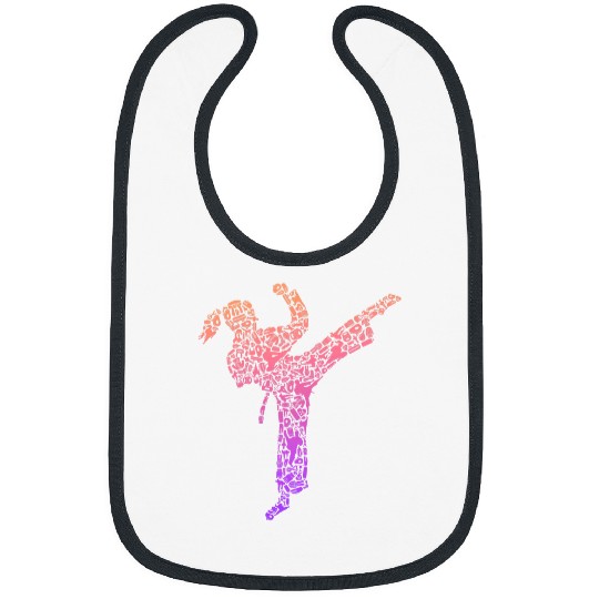 Taekwondo Lover Mom Korean Martial Arts Girls Taekwondoin Bibs