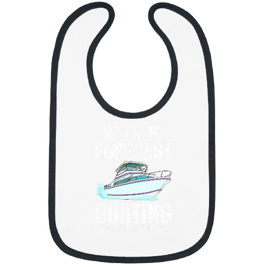 Cute Boat Drinking Art For Men Women Boating Pontoon Captain Bibs