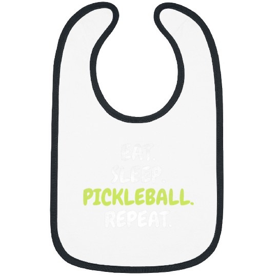 Men Women Paddle Sports Player Eat Sleep Pickleball Repeat Bibs