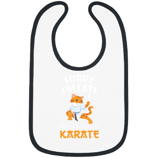 Sorry Im late my cat was teaching me karate funny cat Bibs