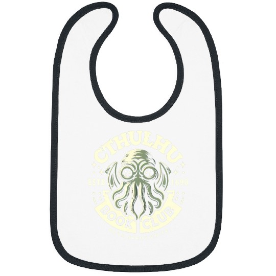 Book Lover Reading Club Cthulhu Book Club Bibs