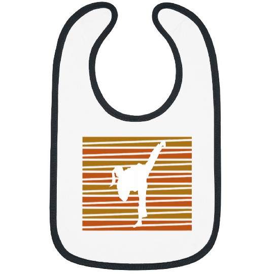 Taekwondo Mom Mothers Day Tae Kwon Do Fighter Bibs