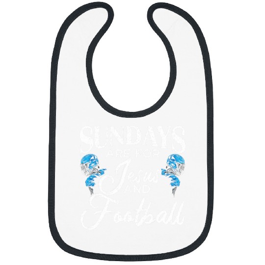 Sundays Are For Jesus And Football Christian Rugby Bibs