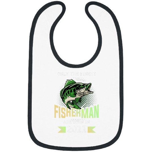 Only The Finest Fishermen Are Born 2011 Boat Sea Fishing Rod Bibs