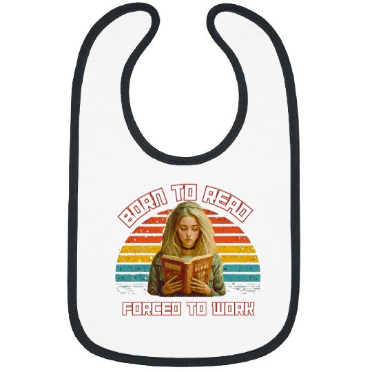Book Reader Lover vintages Rainbow Reading Apparel Read Books Bibs