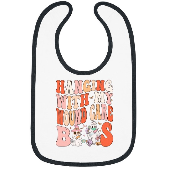 ghostss Wound Care Halloween Crew Funny Costume nurses 2 Bibs