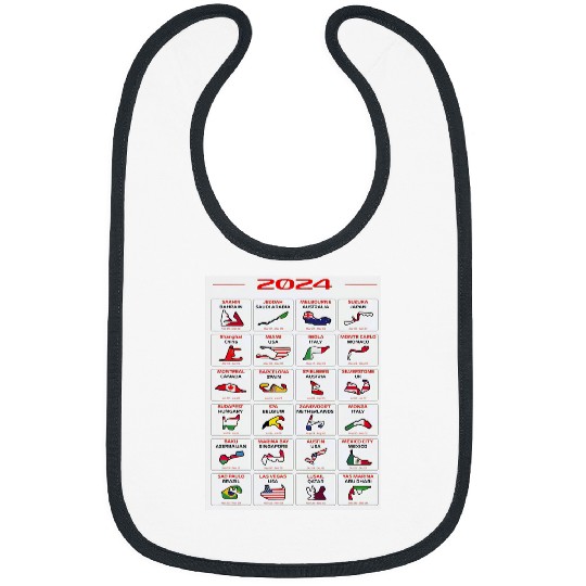 2024 Formula Racing Track Formula Race Formula Car Fan Bibs