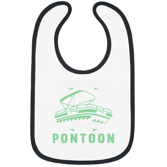 Id Rather Be On My Pontoon Boat Captain Boating Bibs