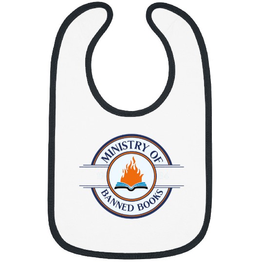 Dystopian Read Banned Books Design for Book Lovers Bibs