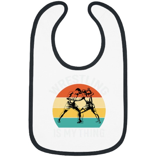 Wrestling Is My Thing Men Women Kids Wrestler Wrestling Bibs