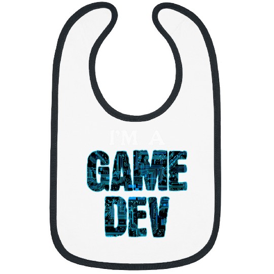 Im a Game Dev Computer Circuit Programming Bibs